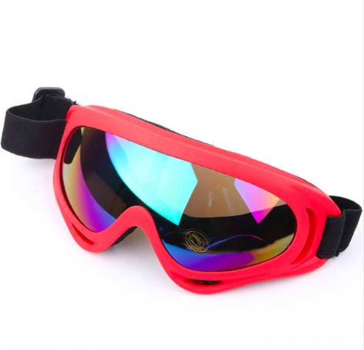 Bril Wintersport - Snowboardbril/Skibril - Rood - Multi gekleurd glas