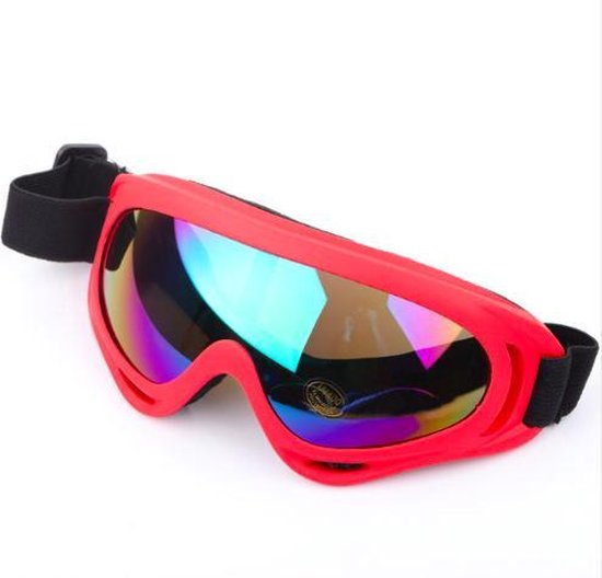 sap doden Geweldig Ski/Snowboard Bril Wintersport - Snowboardbril/Skibril - Rood - Multi  gekleurd glas | bol.com