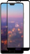 2 Pack Geschikt Voor: Huawei P20 Screenprotector Glazen Gehard Full Cover Volledig Beeld Tempered Glass