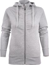 Printer Hooded Sweat Vest Overhead Lady 2262052 Grijsmelange - Maat M