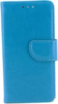 Xssive Hoesje Voor Huawei Y6 II of Y6 2 of Honor 5A - Book Case - geschikt voor pasjes - turquoise