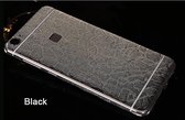 Xssive - 2x Glitter sticker voor Apple iPhone 5/5S/SE - grijs - met patroon