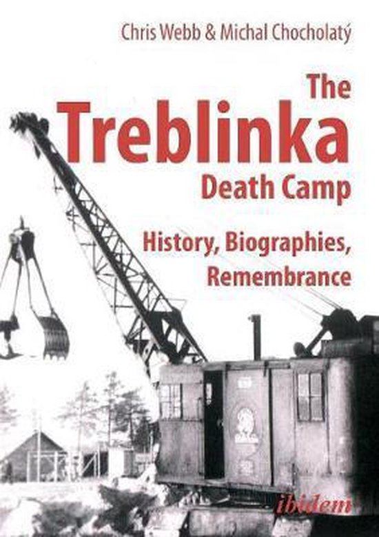 Boek "The Treblinka Death Camp History, Biographies, Remembrance" met kraan.