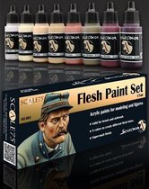 Flesh Paint Set - 8 kleuren - 17ml - SSE-003