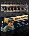 Afbeelding van het spelletje Flesh Paint Set - 8 kleuren - 17ml - SSE-003