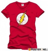 FLASH - T-Shirt Red Flash Cracked Logo (XL)