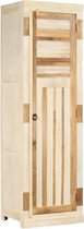 Kledingkast Garderobe Massief Mango hout 60x50x200 cm Beige en Bruin / kleding garderobe kast / schoenen kast garderobe / Kledingkast