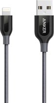 Anker PowerLine+ Lightning USB-A Kabel MFI 0.9m - Grijs