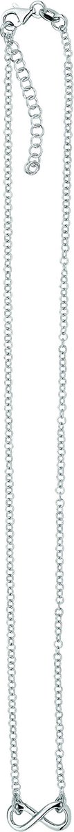 zilver gerhodineerd collier infinity 2,1 mm 40 + 4 cm 1322368