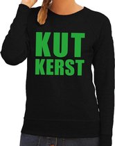 Foute kersttrui / sweater Kutkerst zwart voor dames - Kersttruien M (38)