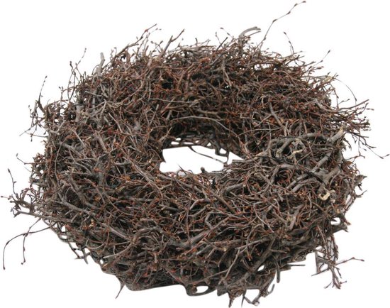 HBX stoere houten krans - Bonsai hout - Ø 45 cm