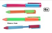 6x Free and Easy Waterspuiter 13 cm assortie