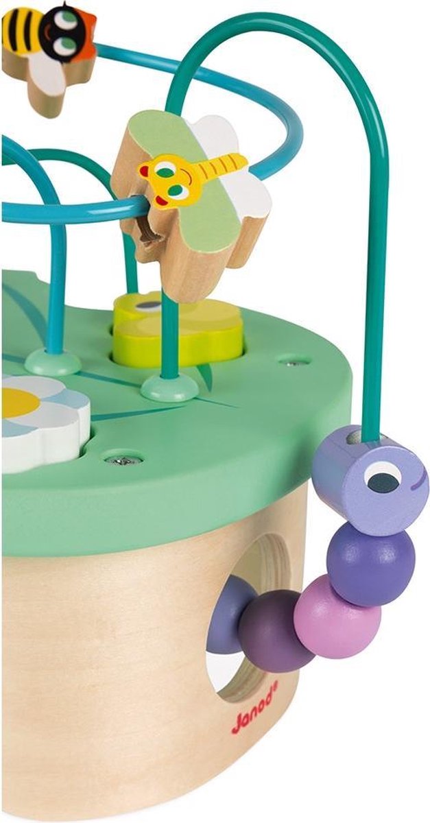 Janod Looping - Rups & Co - Lussen Met Veel Schattige Dieren! - 3-In-1 Spel: Lussen, Stapelen, In Elkaar Steken - Geschikt Vanaf 1 Jaar van Janod — afbeelding 2