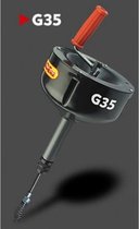 Cabere G35 8mm x 10,5m professionele afvoerontstopper set - ontstoppingsveer
