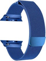 Milanese Loop Armband Speciaal voor Apple Watch Series Series 38 / 40 mm bandje voor de iWatch 1, 2, 3, 4, 5, 6 & SE - iWatch Milanees Horloge Band - Blauw