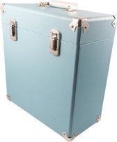 GPO CASE12BLU 12'' vinyl opbergkoffer, blauw