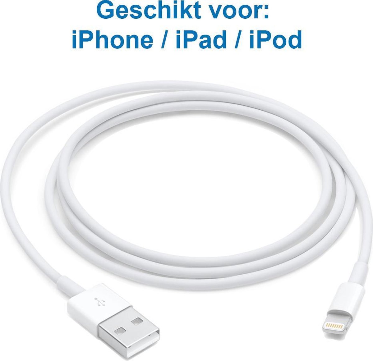 MMOBIEL Lightning Kabel voor Apple iPhone en iPad naar USB Kabel (2 Meter) - MMOBIEL