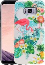Flamingo Design Hardcase Backcover voor Samsung Galaxy S8 Plus