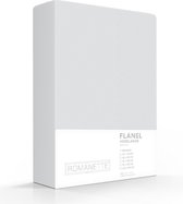 Luxe Flanel Hoeslaken Grijs | 200x220 | Warm En Zacht | Uitstekende Kwaliteit