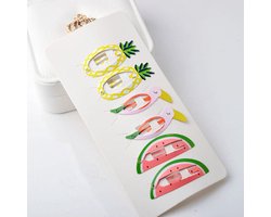 Haarknipjes | Haren | Knipjes | Schuifjes | Flamingo | Ananas | Watermeloen | Baby | Babykamer | Kraamkado | Uitzetlijst baby | Heble |