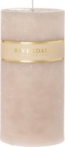 Riverdale Pillar - Kaars - 10x20cm - beige