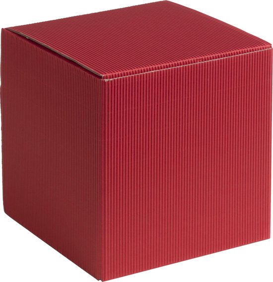 Geschenkdoosjes vierkant-kubus karton   12x12x12cm ROOD (100 stuks)