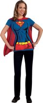 Supergirl�-kostuum voor volwassenen T-shirt - Verkleedkleding - Large