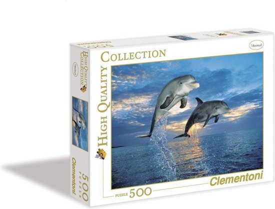 Clementoni Legpuzzel High Quality Collection - Dolfijnen 500 Stukjes | bol