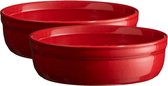 Emile Henry Creme Brulee schaaltje set 2 stuks Grand Cru (4013-34)