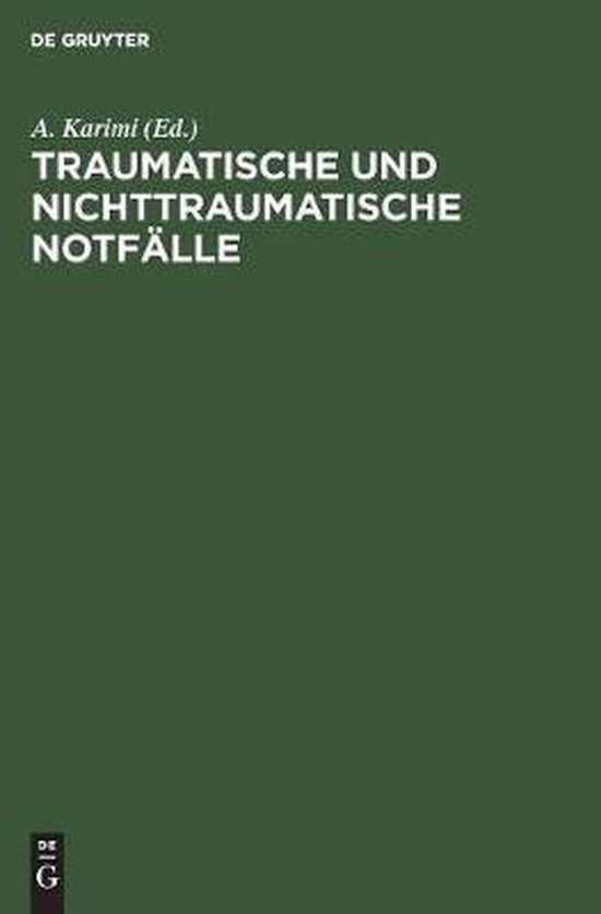 Traumatische und nichttraumatische Notfälle - cover