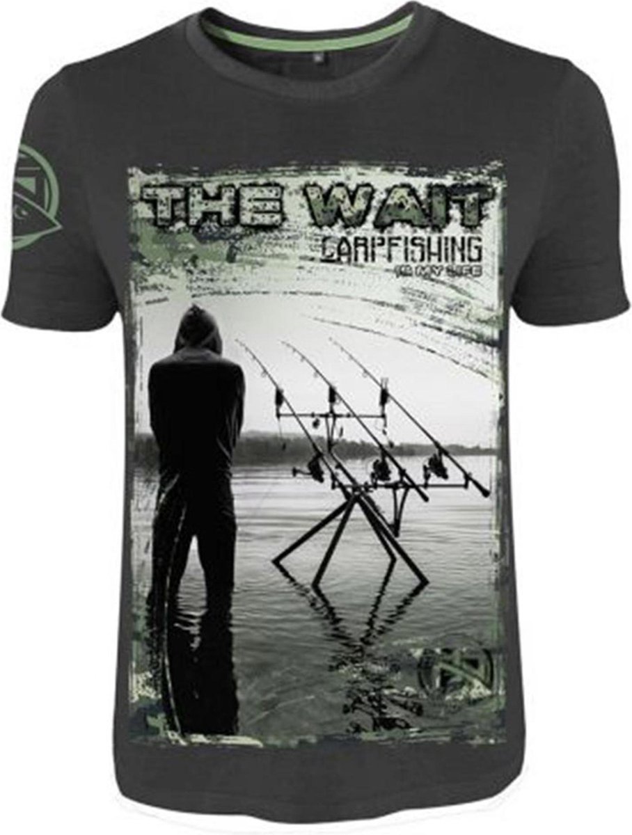 Hotspot Design T-Shirt | Carpfishing Is My Life | Anthracite | Maat XXL