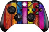 2 Xbox Controller Sticker | Xbox Controller Skin | Colored Wood | Xbox Controller Gekleurd Hout Skin Sticker | 2 Controller Skins