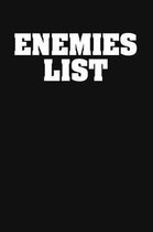 Enemies List