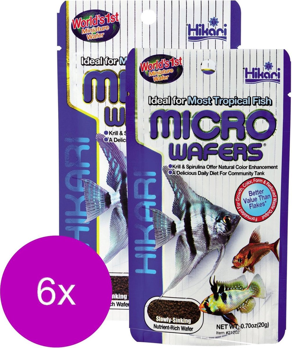 Hikari Micro Wafer - Vissenvoer - 6 x 45 g