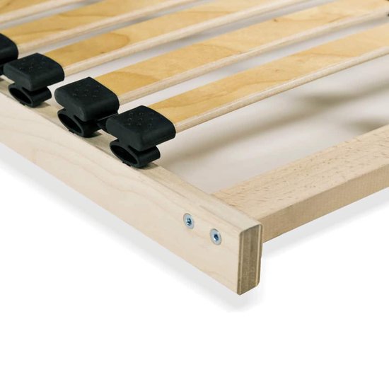 vidaXL Lattenbodem met 28 latten 7 zones 140x200 cm