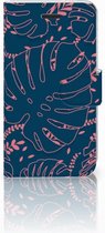 Telefoonhoesje Samsung Galaxy Xcover 3 | Xcover 3 VE Book Case Hoesje Design Palm Leaves