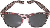 PartyXplosion - Zonnebril - Luipaard print
