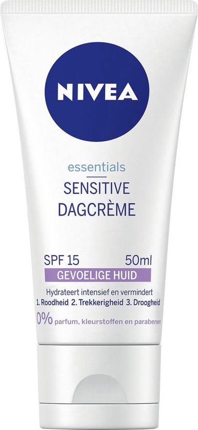 Premisse regel Overleven NIVEA Essentials Sensitive SPF 15 - 50 ml - Dagcrème | bol.com