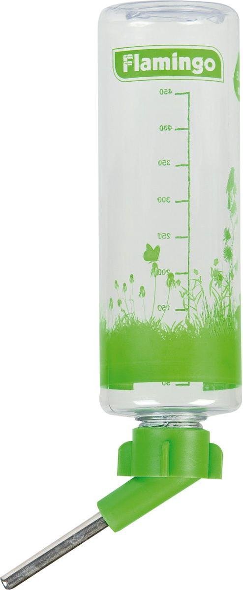Flamingo Drinkfles 1000 ml - Groen/Transparant - 1000 ml