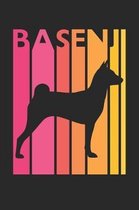 Vintage Basenji Notebook - Gift for Basenji Lovers - Basenji Journal