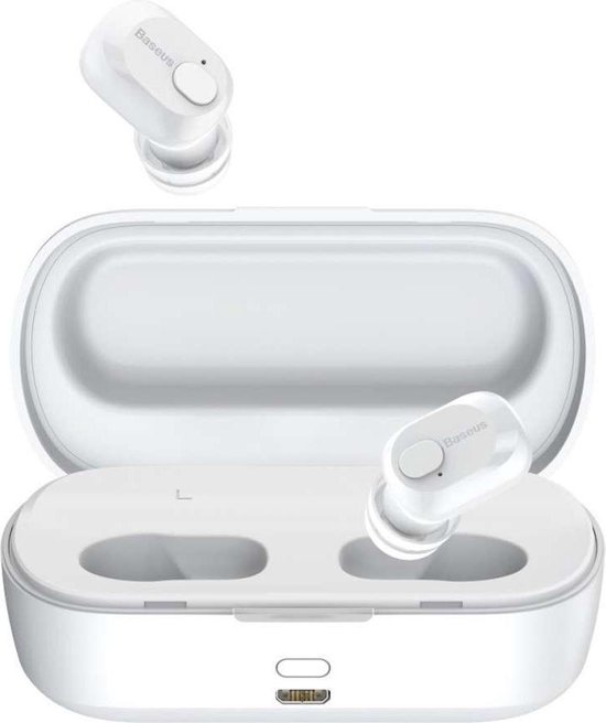 Baseus Draadloze headset Encok W01 Wit