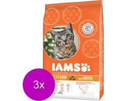 Iams Cat Adult Kip - Kattenvoer - 3 x 1.5 kg