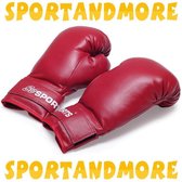 ScSPORTS - Bokshandschoenen - Boxing Gloves - Leer - Klittenbandsluiting - 10 ounce - Rood