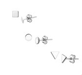 TFT Oorknoppen Assortiment Zilver Gerhodineerd Glanzend