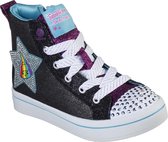 Skechers Twi-Lites Patch Cuties Meisjes Sneakers - Zwart - Maat 30