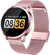 DrPhone DQ Sport Smartwatch – Stappenteller – Touch OLED 0.95 inch – Fitness horloge – Waterdicht IP67 – Notificaties - RoseGoud