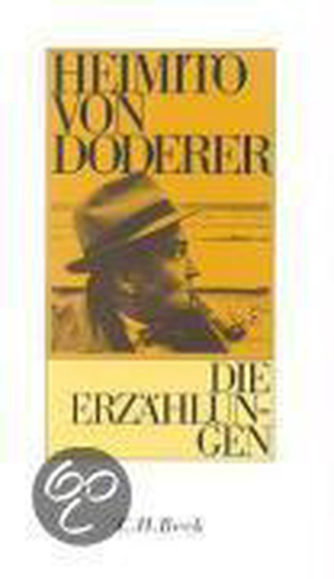 Boek "Die Erzählungen" van Heimito von Doderer met een portret van een man met hoed en pijp.