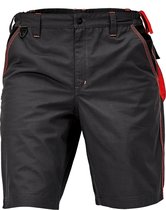 Knoxfield short / korte werkbroek antraciet/rood maat 56