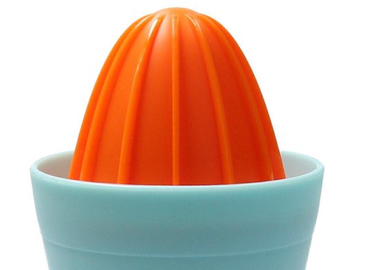 Present Time Citruspers - Sinaasappel Pers 18cm - Juicer Rocket - Matthias Zschlager Design - Sapmaker - Blauw van Merkloos — afbeelding 5