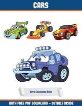 Boys Colouring Book (Cars): A Cars coloring (colouring) book with 30 coloring pages that gradually progress in difficulty